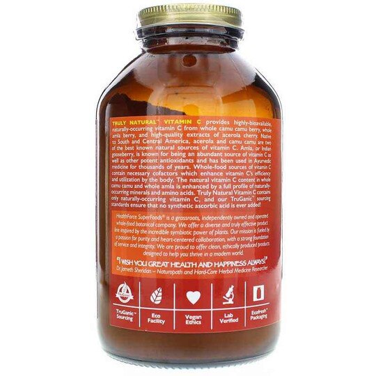Truly Natural Vitamin C, SFN